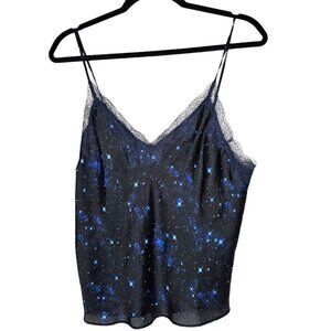 Victoria's Secret S Galaxy Camisole Tank Top Lace Trim Whimsigoth Fairy Grunge